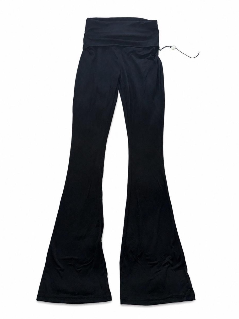 Baby Phat  Black Fold-Over Waist Flare Leggings - Picture 3 of 3